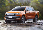Matte Black Slim Body Cladding for Ford Ranger PX1 PX2 (2012-2018)
