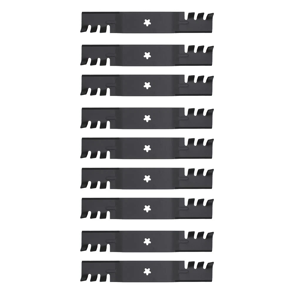 9X Toothed Mulching Mower Blade for AYP (Replaces 187254)