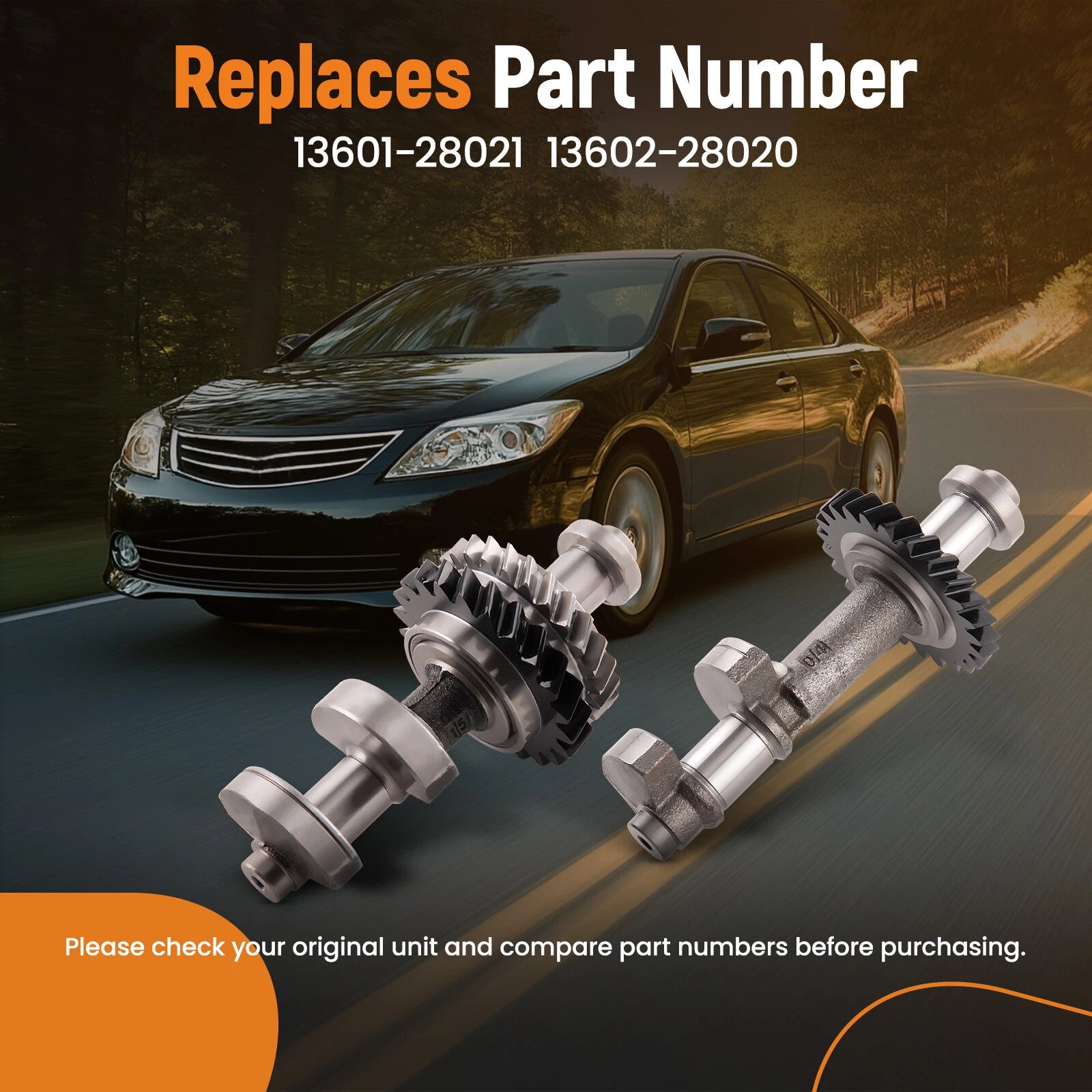 Balance Shaft Set for Toyota Camry RAV4 Matrix tC xB 2.4L 2AZ-FE (2002–2011) 1360128021