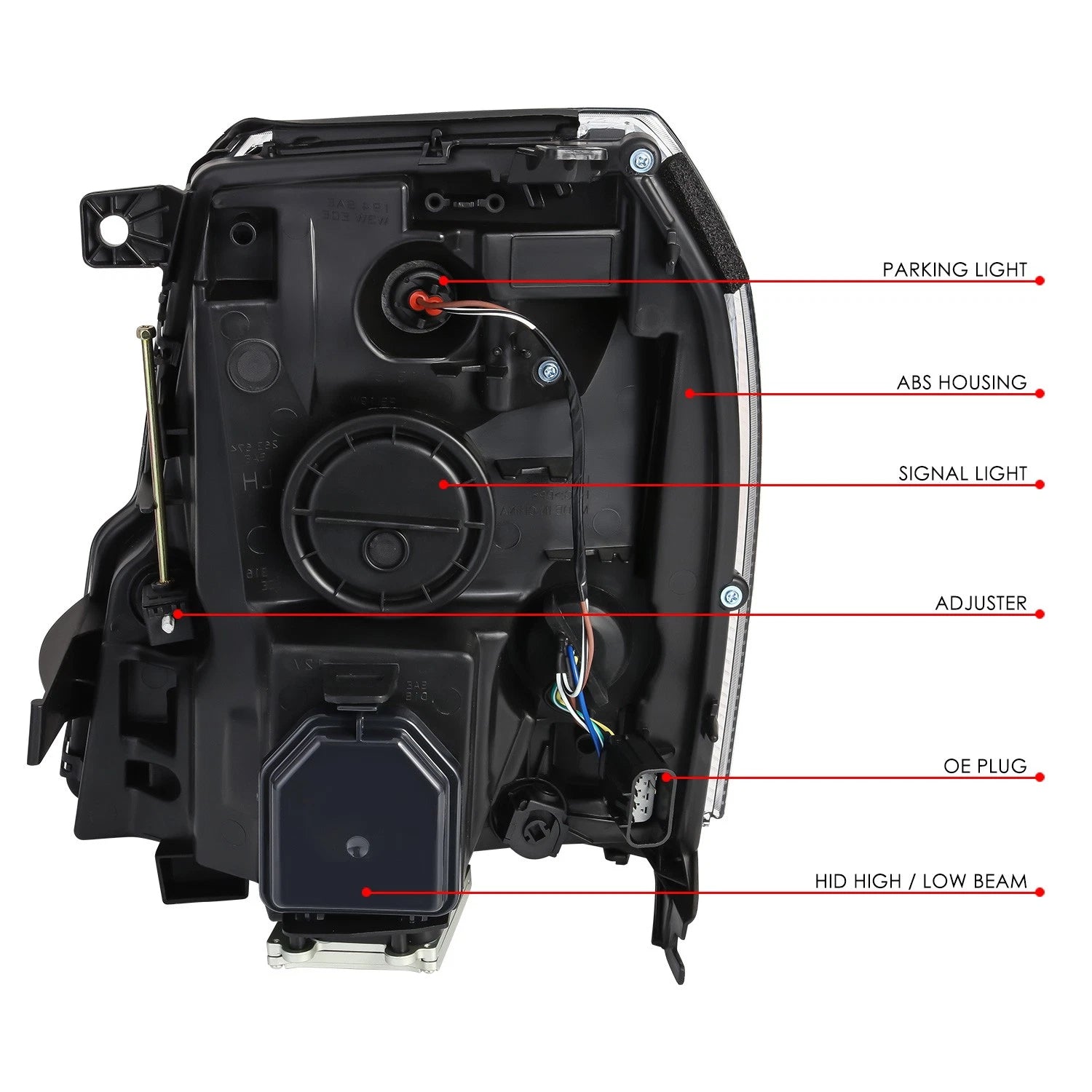 HID Projector Headlight for Cadillac Escalade (2007–2009)