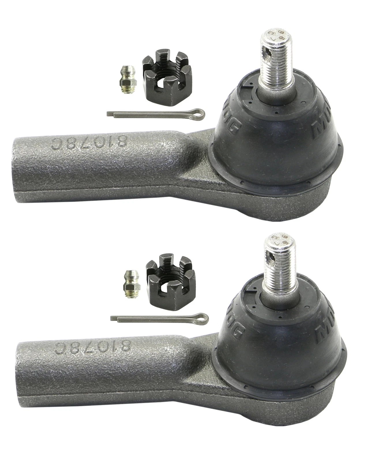 Set of 2 Front Outer Steering Tie Rod Ends for Ford Escape, Mercury, Mazda