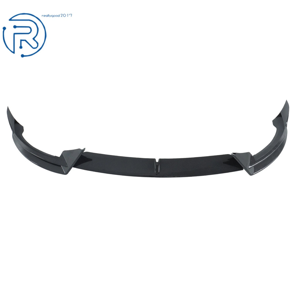 Set of 2 Carbon Front Lip Spoilers for Tesla Model Y (2020–2024)
