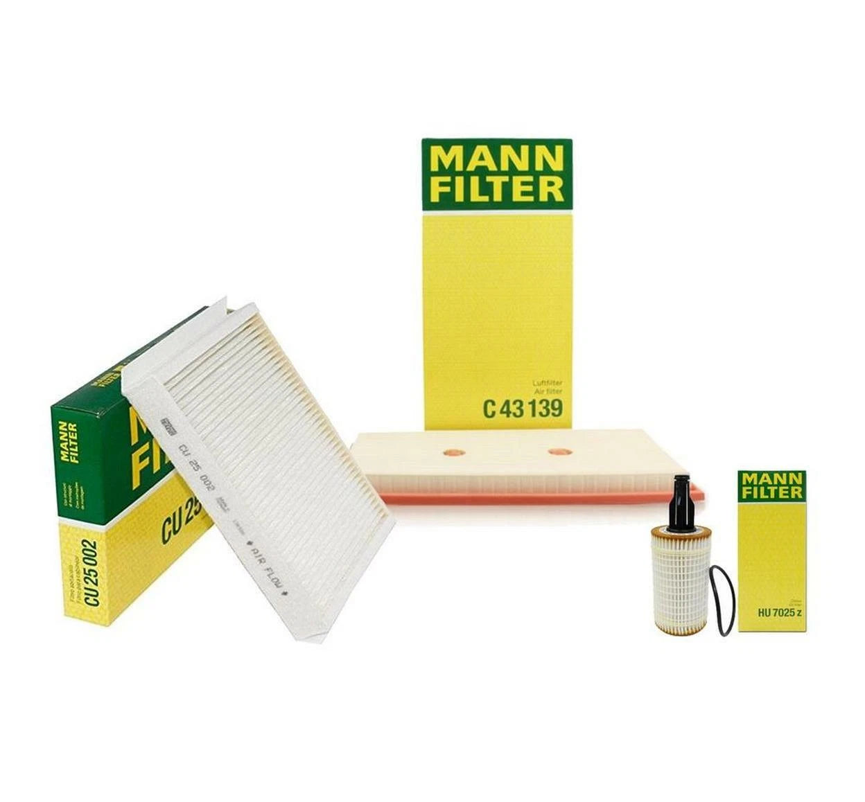 Mann Filter Service Kit for Mercedes ML350 2013 (3.5L V6)