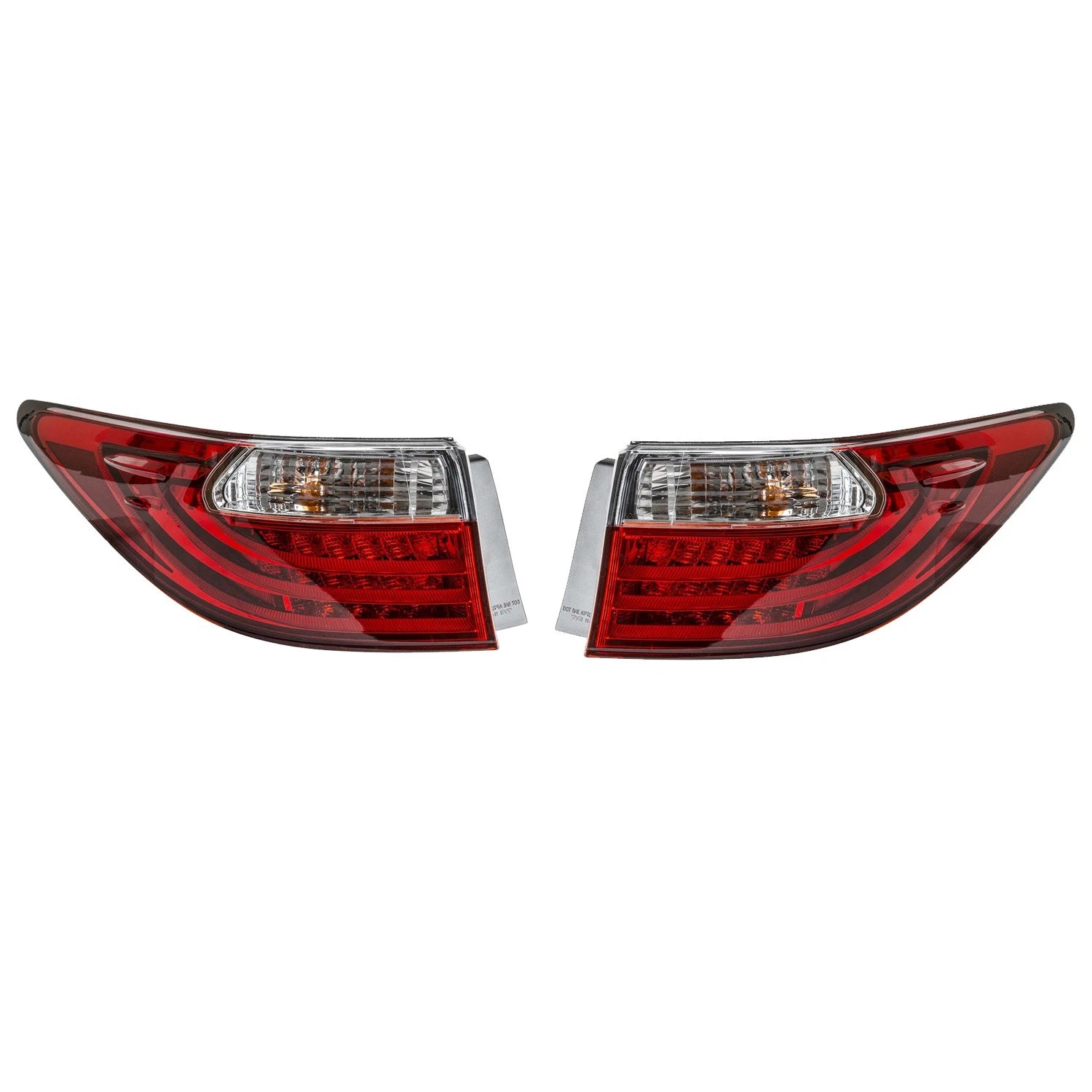 Set of 2 TYC Outer Tail Light Lamp Assemblies for ES300h ES350 (2013–2015)