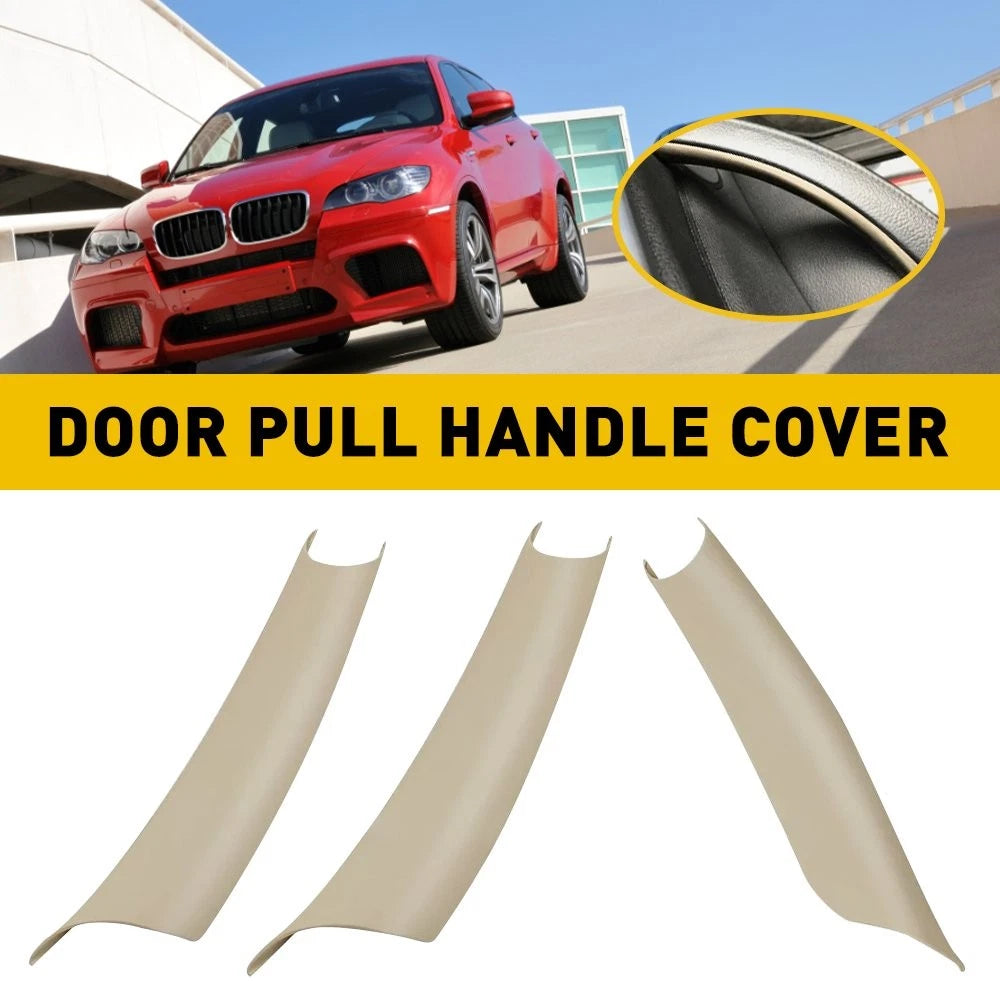 3X Interior Door Handle Panel Pull Cover Trim for BMW X5 X6 (2008–2013)