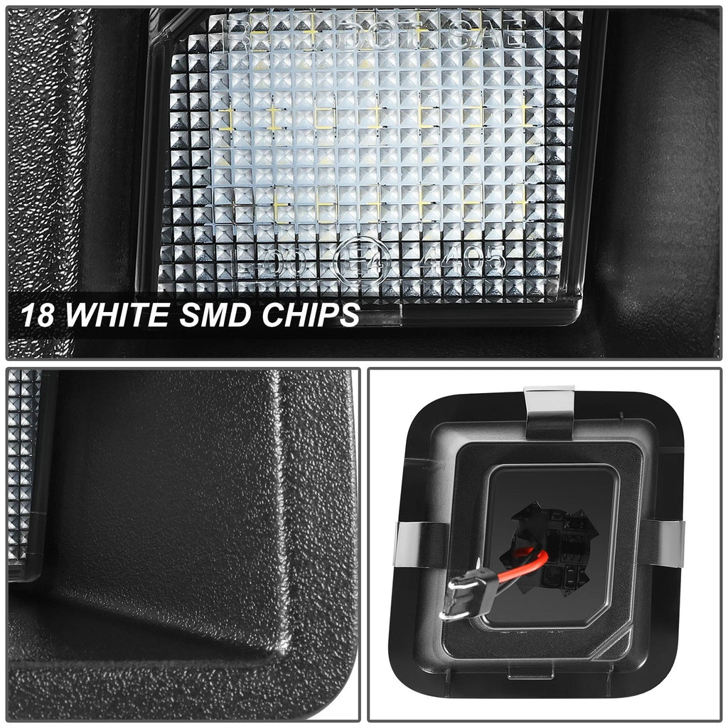LED License Plate Lights for Ford F-250/350/450 Super Duty (2017–2022)