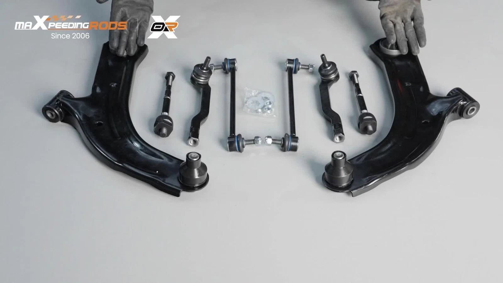 Front Lower Control Arm Sway Bar Link and Tie Rod End for Nissan Versa (2007–2011)