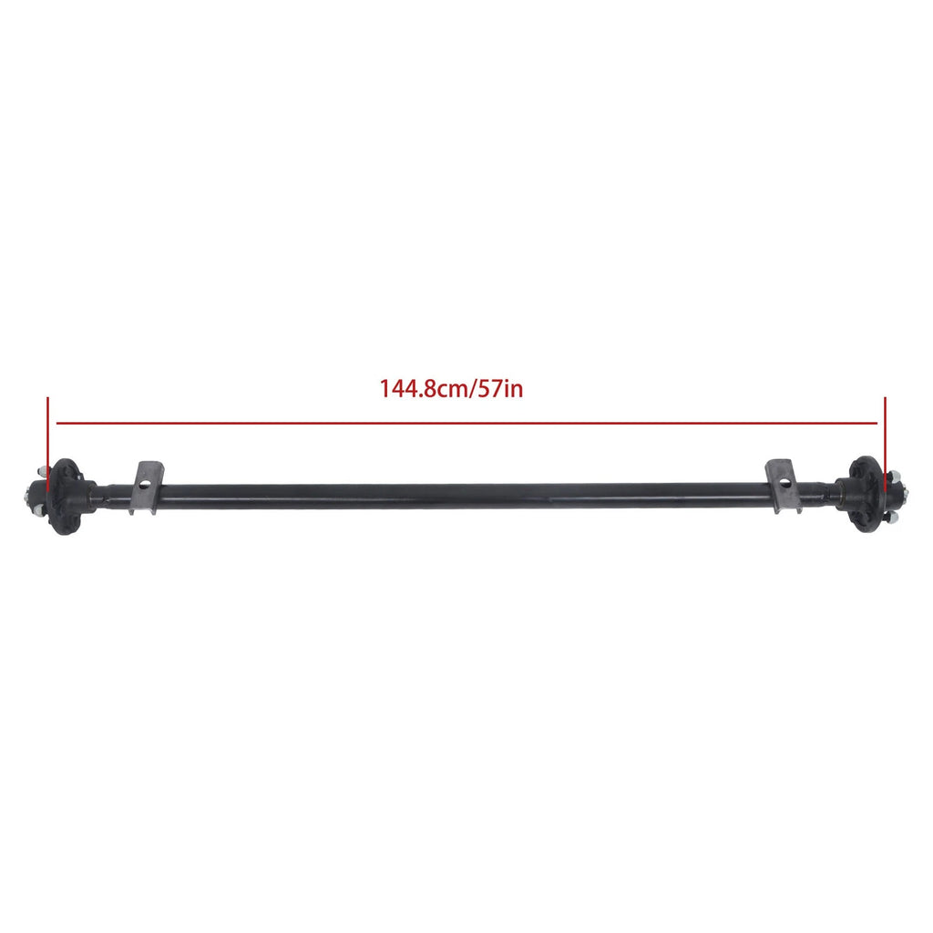 2000lbs Trailer Axle with U-Bolt Kit for 4 Lug Trailers (Year Range)
