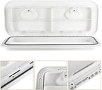 Boat Hatch Access Hatch & Lid with Lock for Marine Deck (24" x 9-5/8")