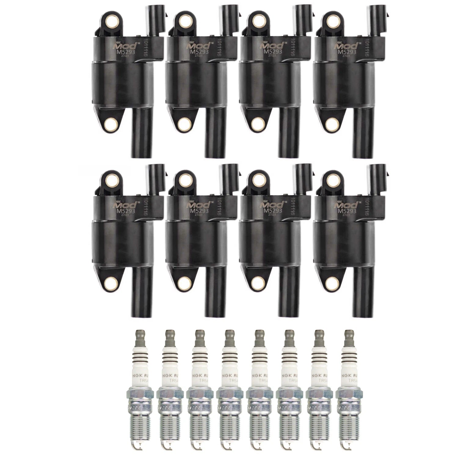 NGK Ignition Coil & Spark Plug Kit for GMC V8