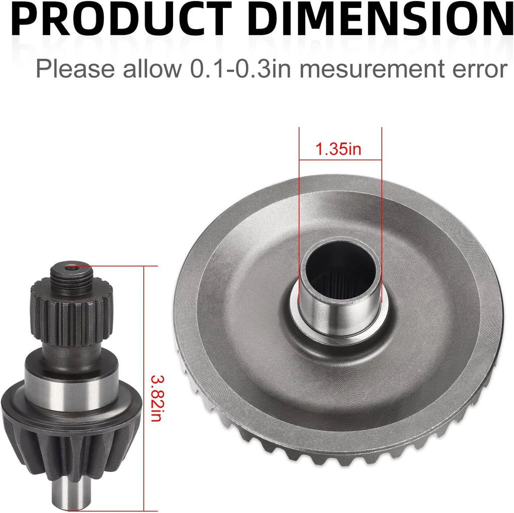 Rear Diff Ring Gear Pinion Gear for Honda Foreman 500 TRX500 (2005–2016)
