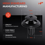 30x Nylon Bumper & Fascia Retainer Clips for Nissan