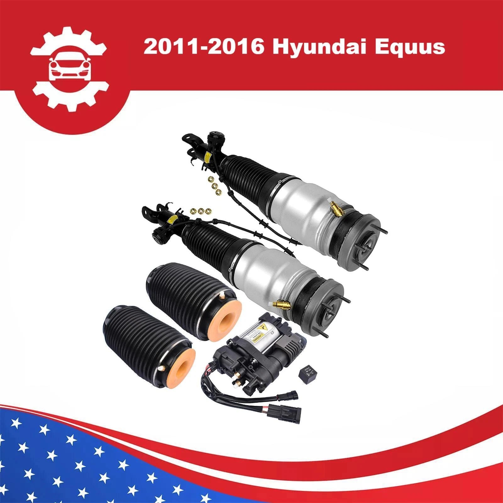 5Pcs Air Suspension Set for Hyundai Equus (2011–2016)