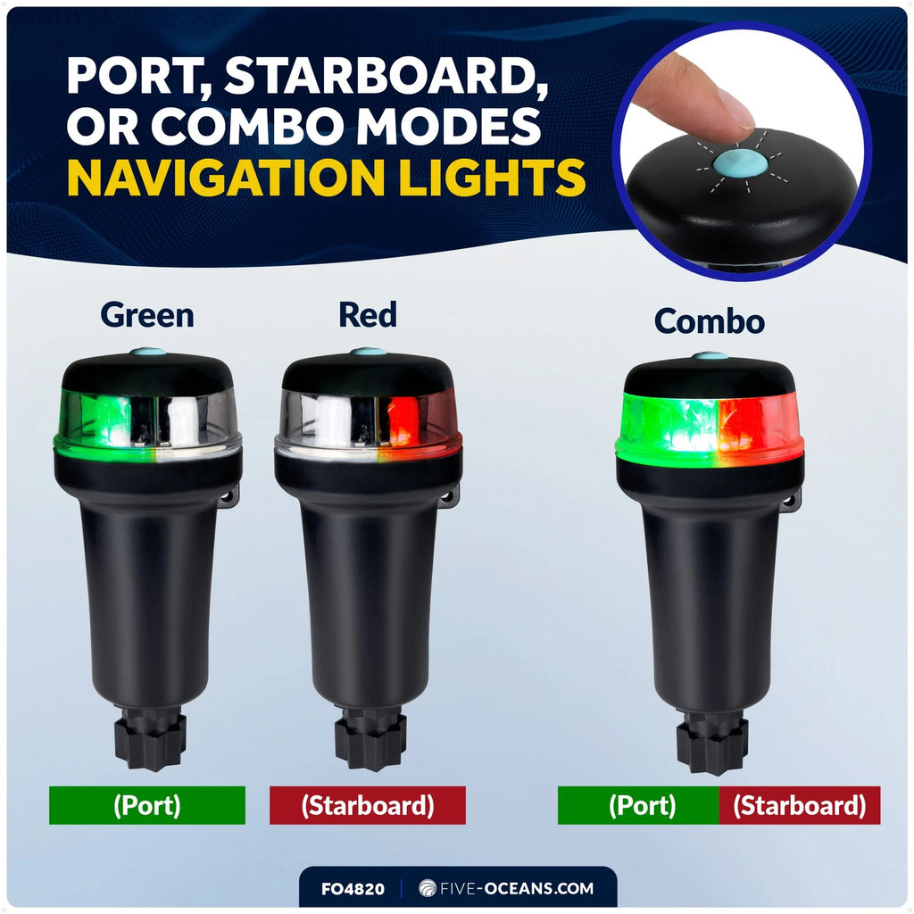 LED Portable Boat Navigation Light for (IP67)