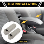 Seat Armrest Cover for Ford F-250, F-350 (1999–2007) Anti-Scratch Gray