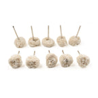 10Pcs Cotton Polishing Wheel Buffing Pad for Rotary Tool