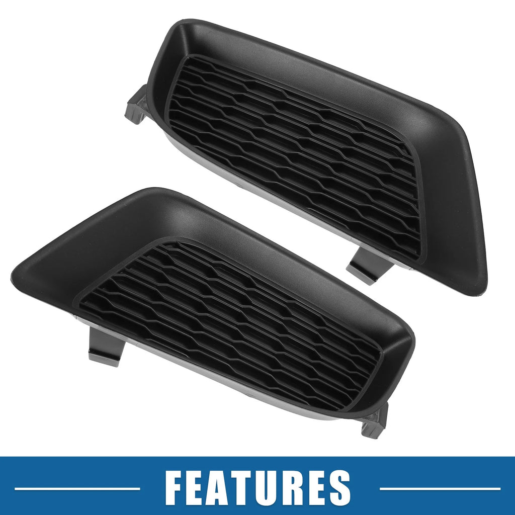 2X Front Left Right Fog Light Grille Cover for Dodge Charger (2011–2014)