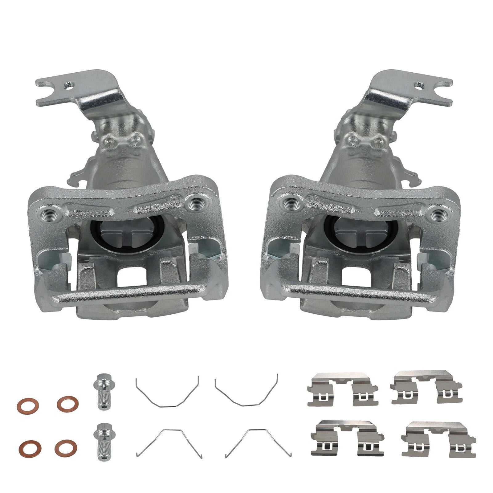 Set of 2 Rear Brake Calipers for Honda Accord (2013-2017)