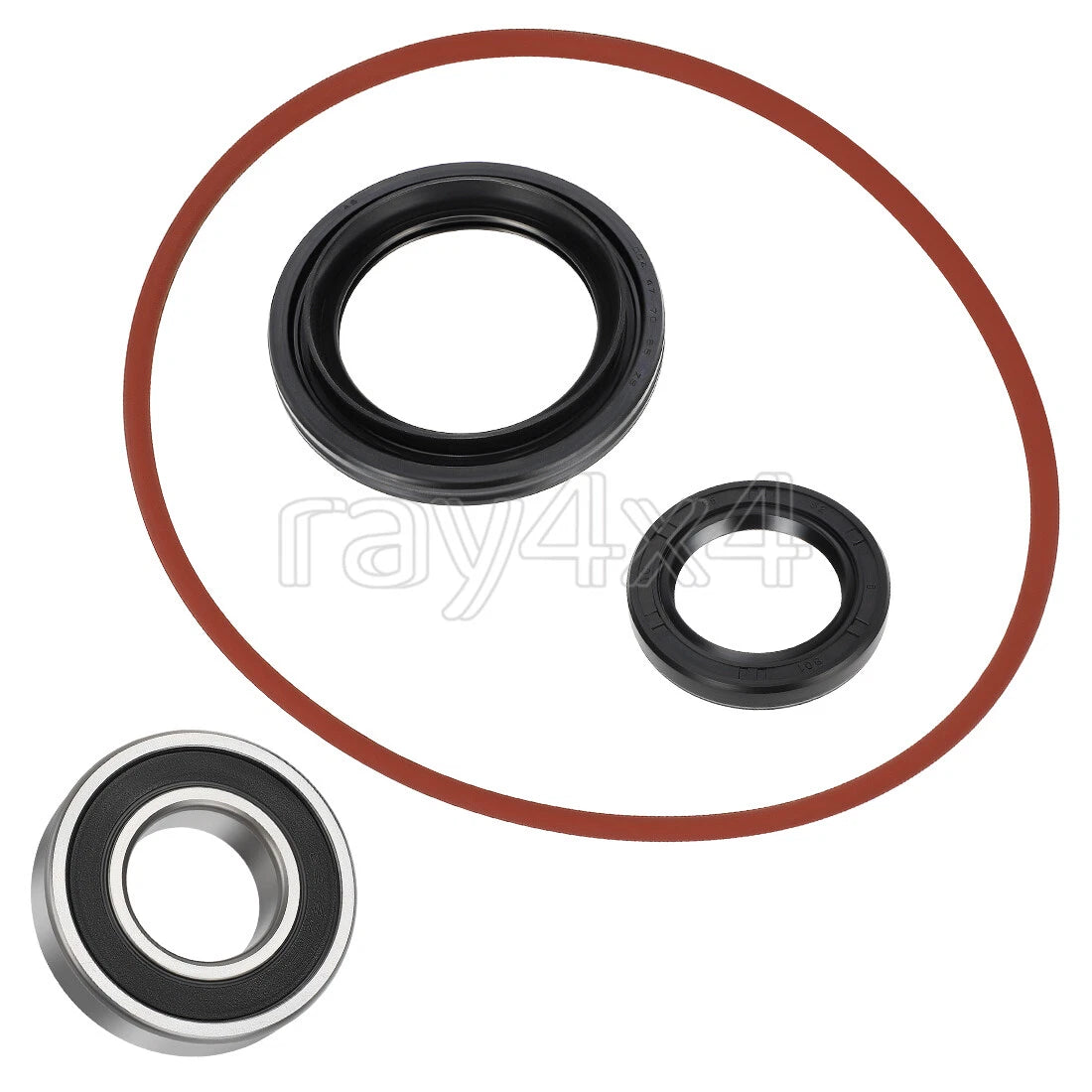 Rear Brake Drum Bearing Seal w/ O-Ring for Yamaha Big Bear 250 400 Bruin 250 350 (1990–2006)