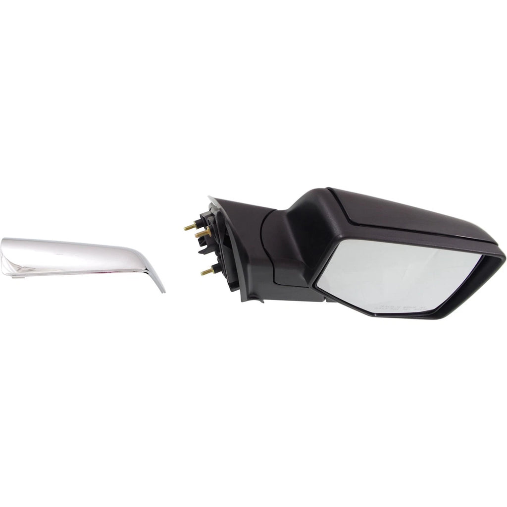 Set of 2 Manual Mirrors for Ford Ranger (2006–2011) with Chrome Caps