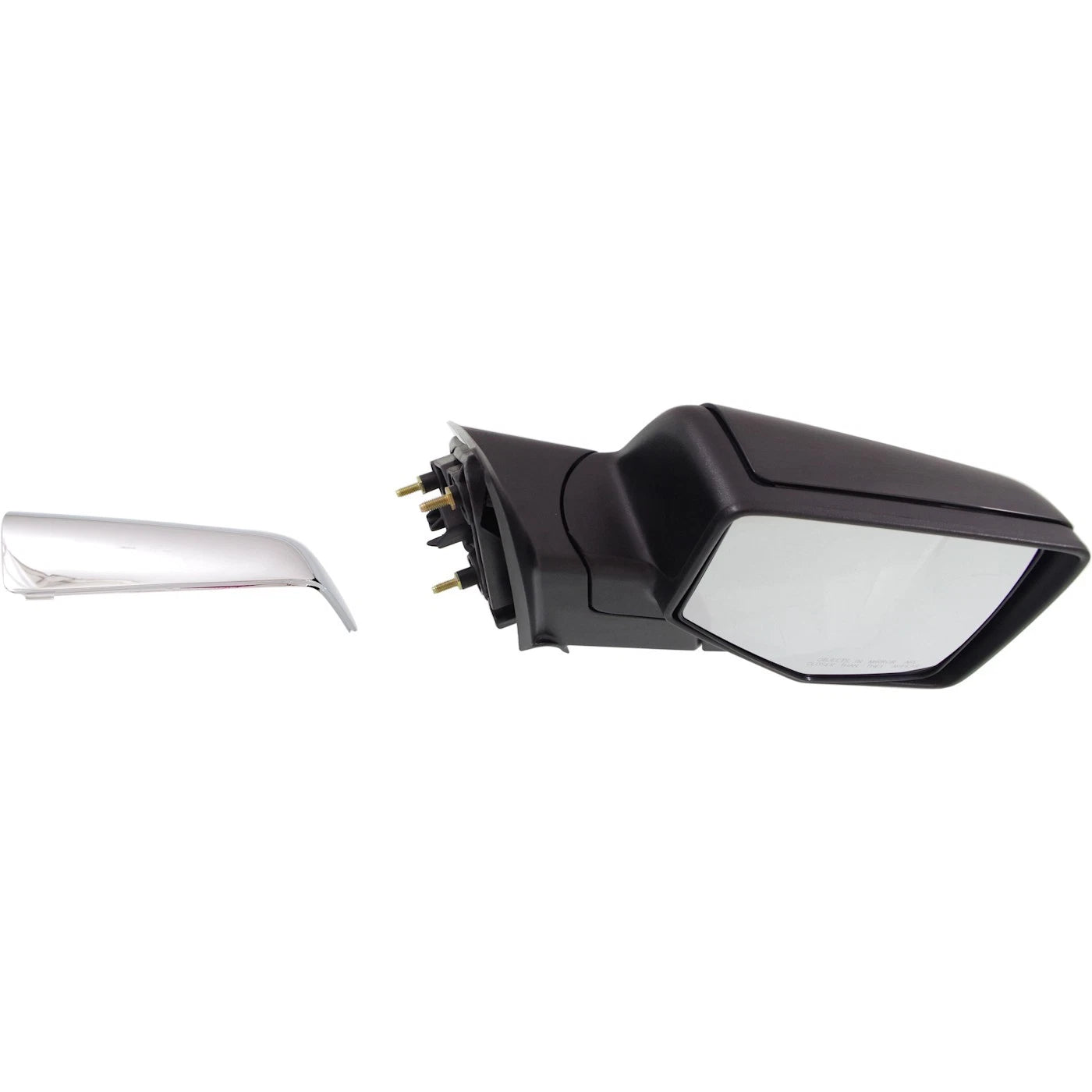 Set of 2 Manual Mirrors for Ford Ranger (2006–2011) with Chrome Caps