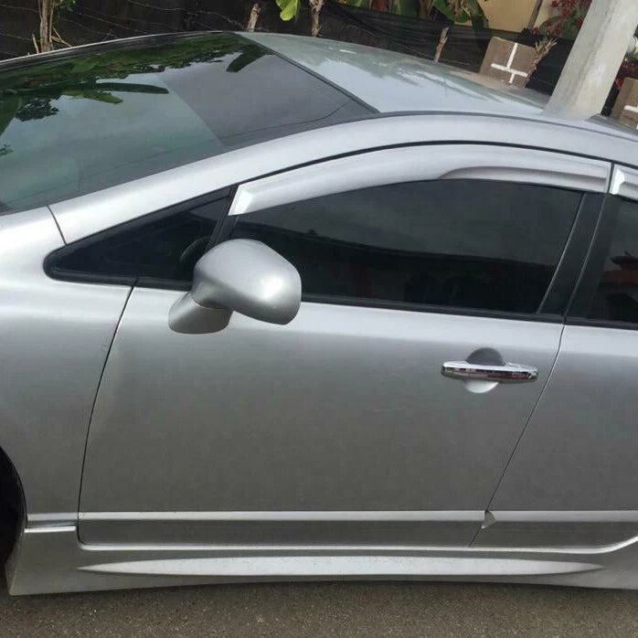 Mug Pair for Honda Civic 4 Door Sedan (2006–2011) LH RH Side Skirt Unpainted ABS