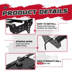 Gooseneck Trailer Hitch Kit for Dodge Ram 1500 2500 3500 (2003-2012)