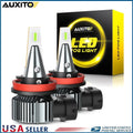 2X AUXITO LED Fog Driving Lights for H11 H9 H8 (8000K Ice Blue)