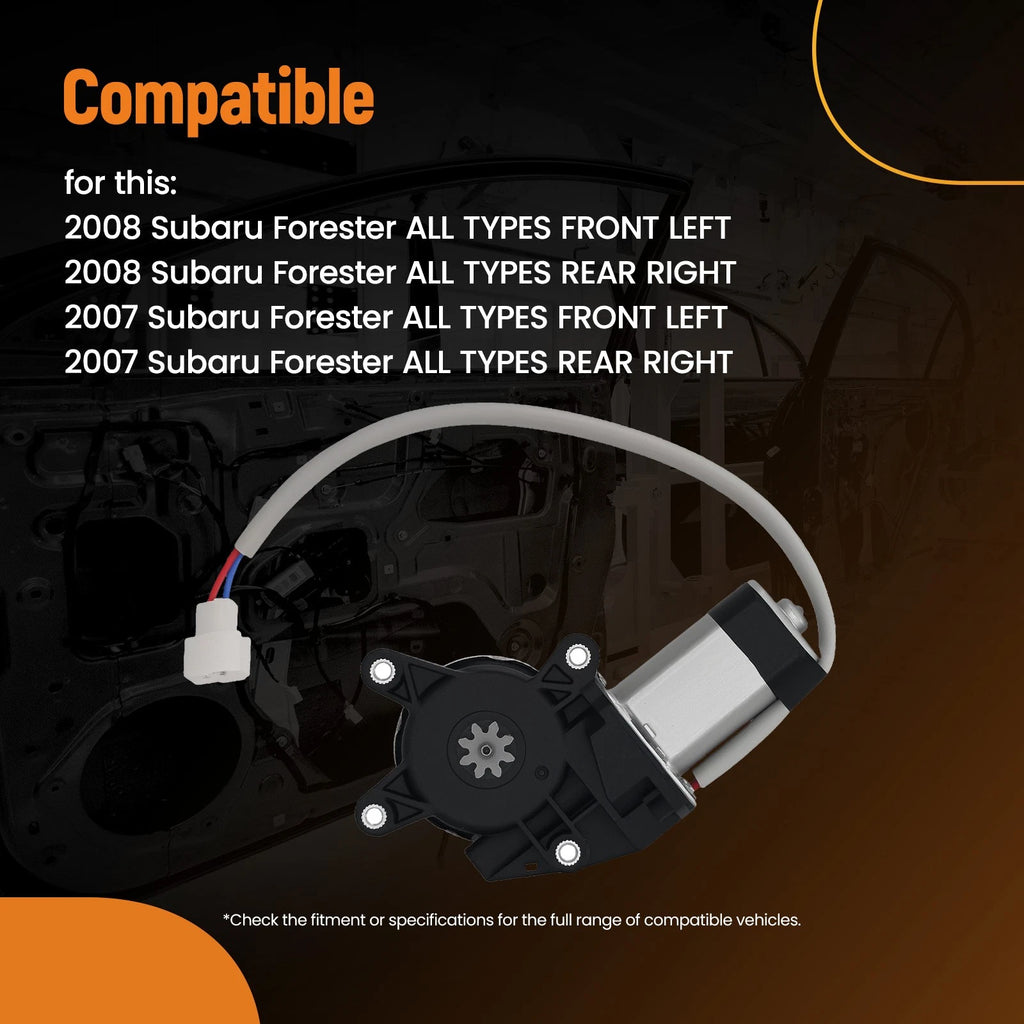 Window Lift Motor for Subaru Impreza (2003–2006) 62188SA002 Electric 2-Pin