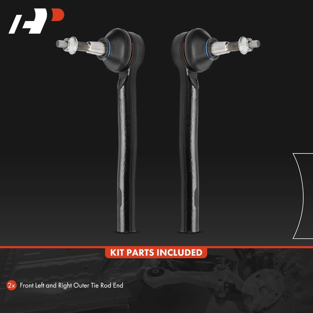 2X Front Outer Tie Rod End with Ball Joint for Ford Ranger (2019-2020)