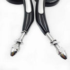 Black Side Racing Mirrors for Harley All Models (Softail, Touring, Street S)