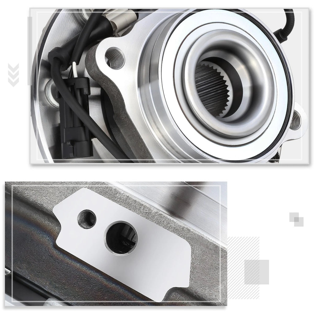 Front Wheel Hub Bearing Kit w/ ABS for Silverado/Sierra/Suburban/Yukon XL (2001–2007)