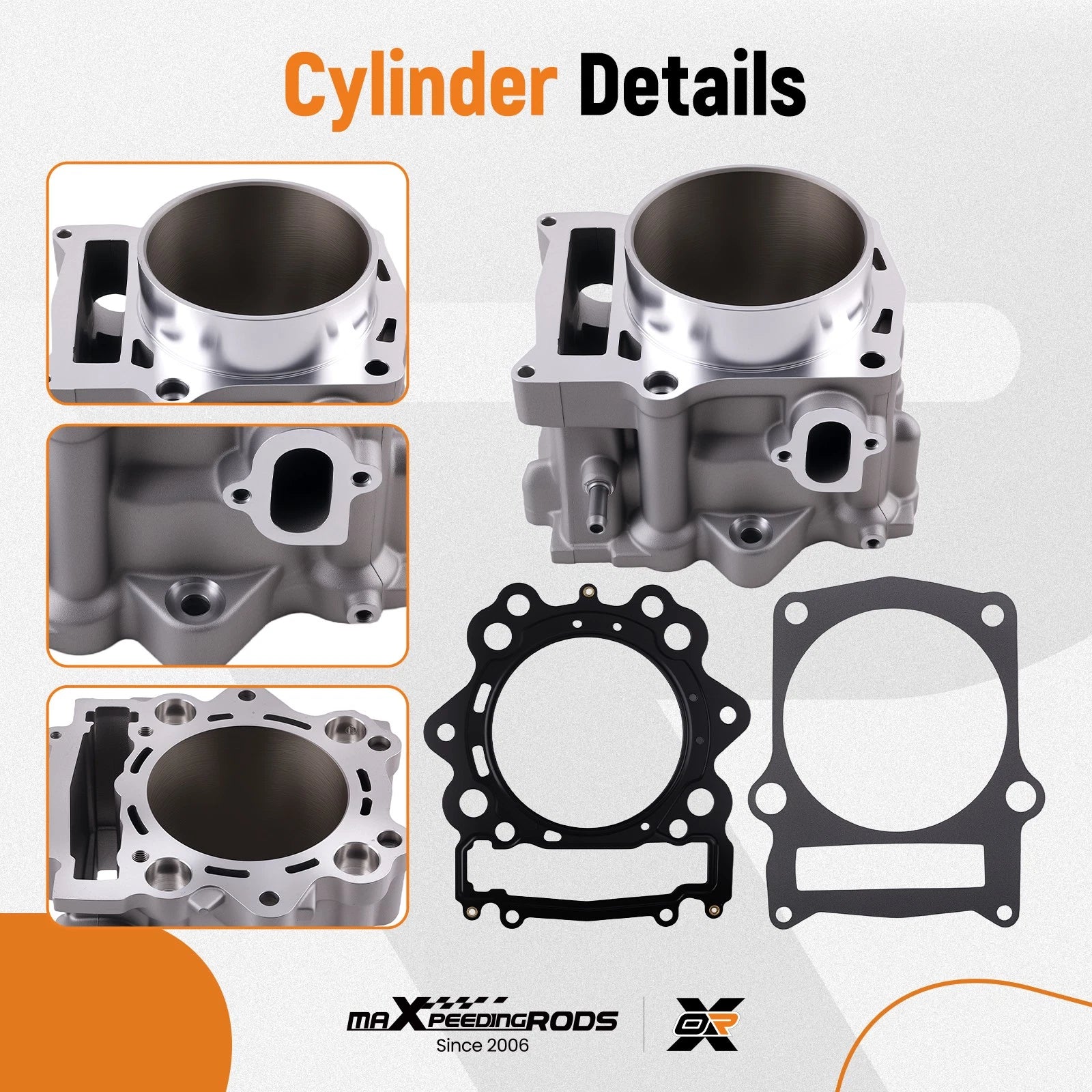 Cylinder Jug with Gasket for Yamaha Raptor 700 (2006–2020)