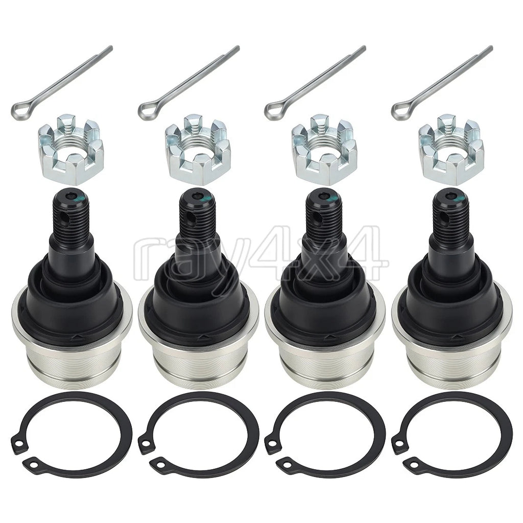 Set of 4 Upper & Lower Ball Joints for Honda Foreman 450 500 520 650 680 (2000–2023)