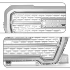 Chrome Front Upper Grille for GMC Sierra 1500 Denali (2019-2021)
