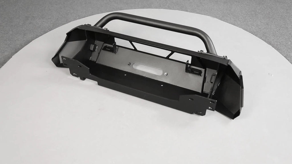 Front Hidden Winch Bumper Guard Bull Bar for Toyota Tacoma (2016–2023)