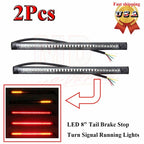 48 LED Turn Signal Brake Tail Light for Motorcycle (Universal)