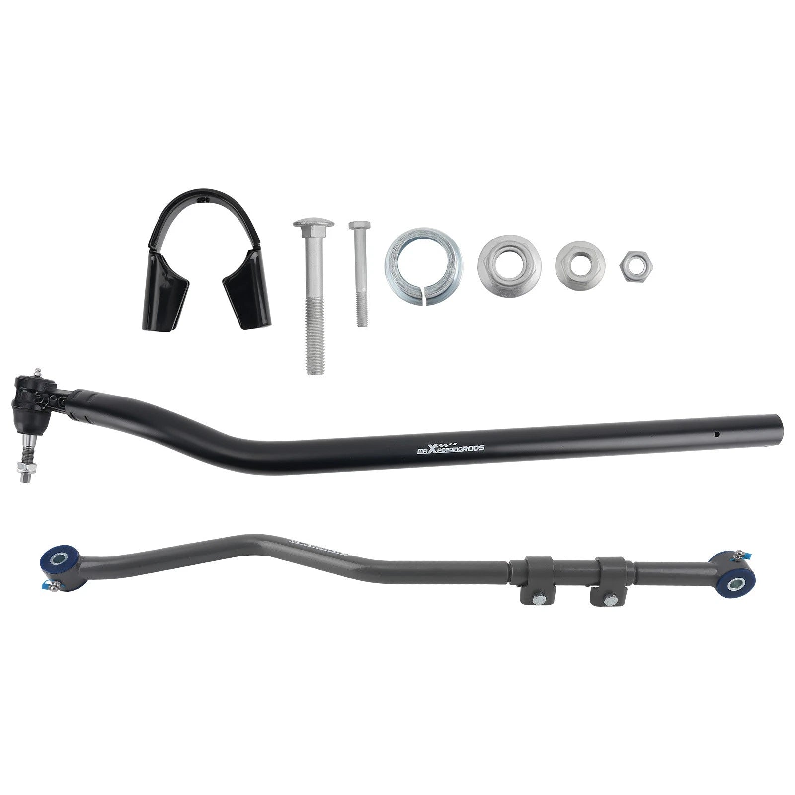 Front Track Bar + High-Steer Drag Link for Jeep Wrangler Gladiator (2018–2024)