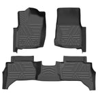 All Weather Floor Mats for Toyota Tacoma Double Cab (2024–2025)