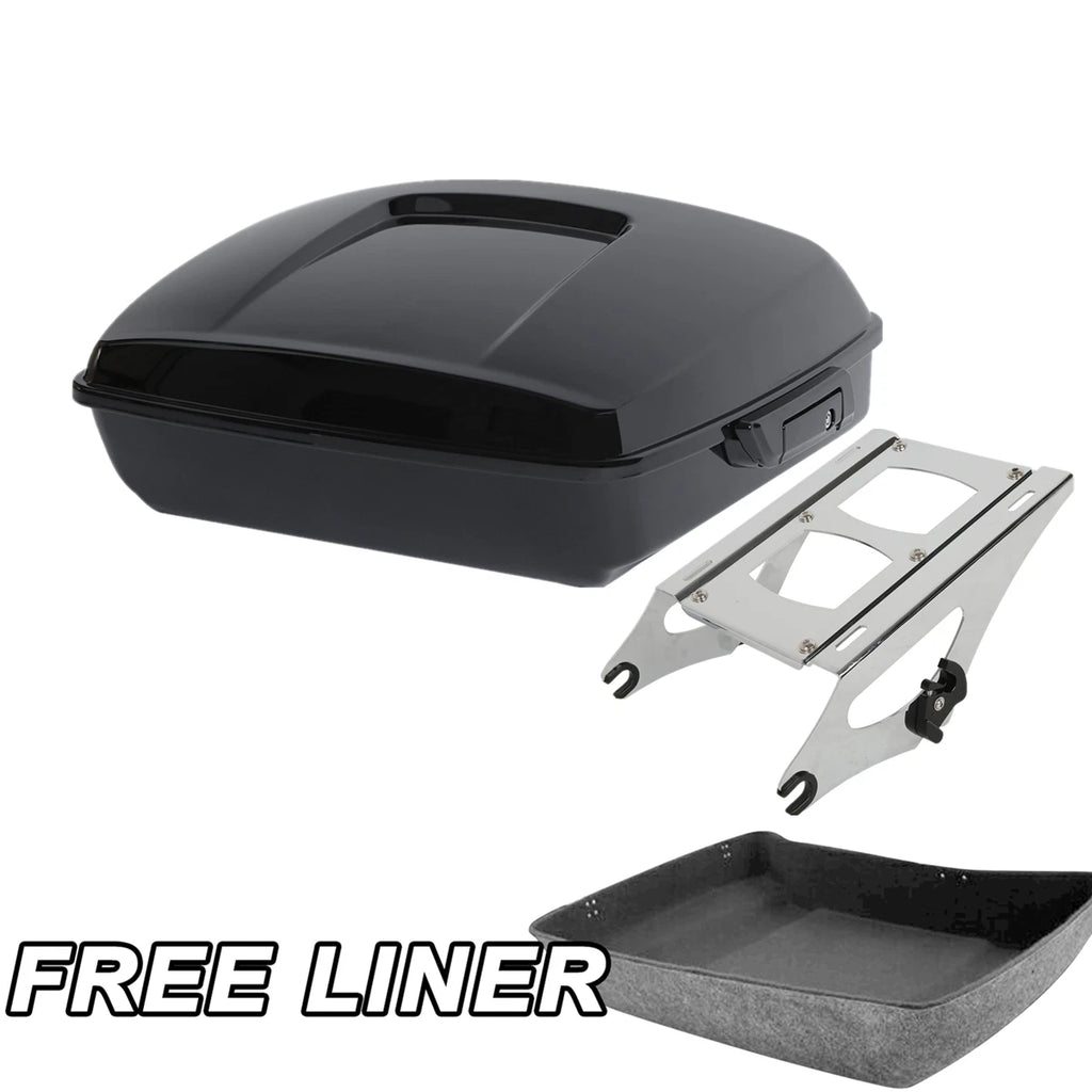 Chopped Trunk Chrome Mount Rack for Harley Electra Glide (2014–2025)