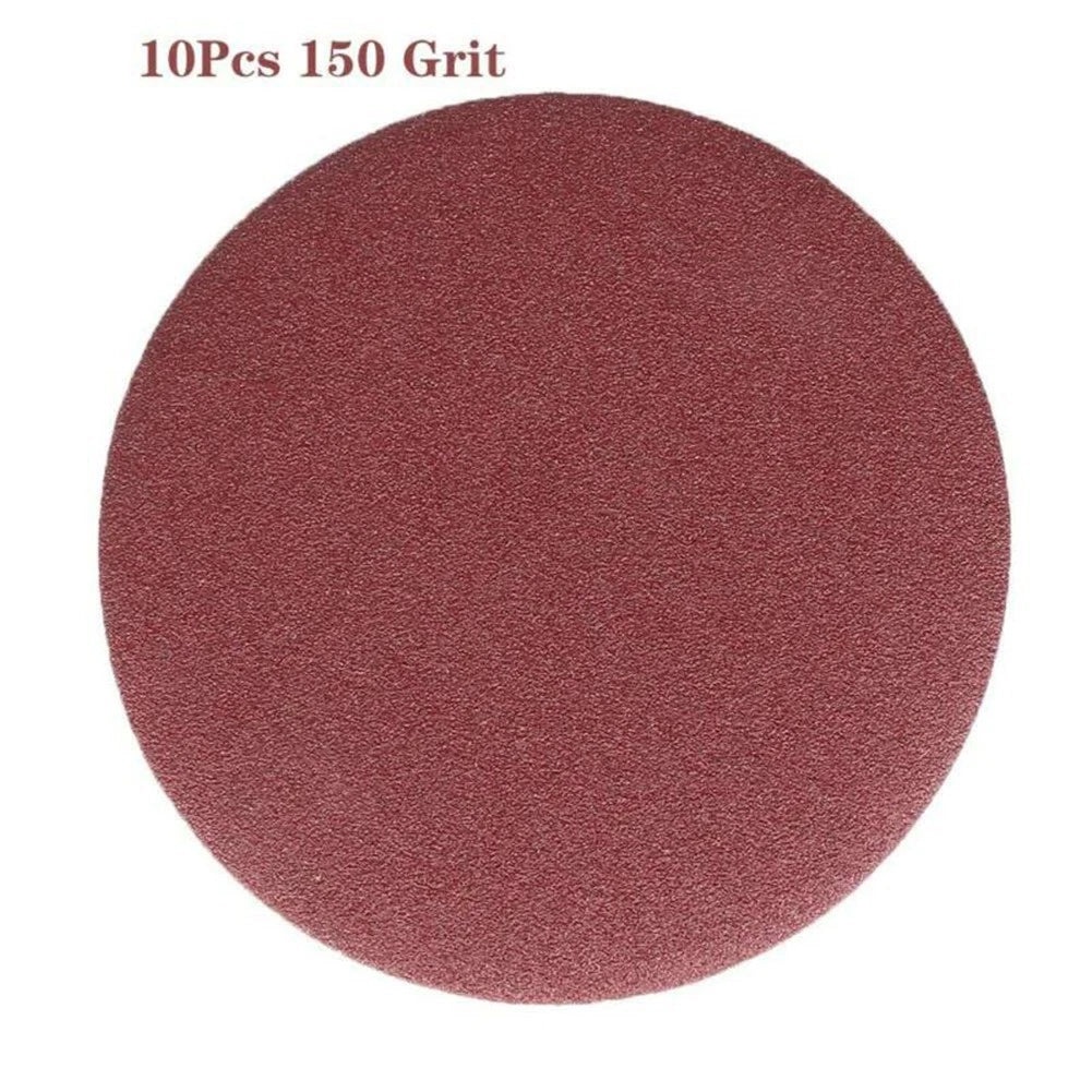10pcs 5" Sandpaper Polishing Discs 40-2000 Grit for Automotive Use