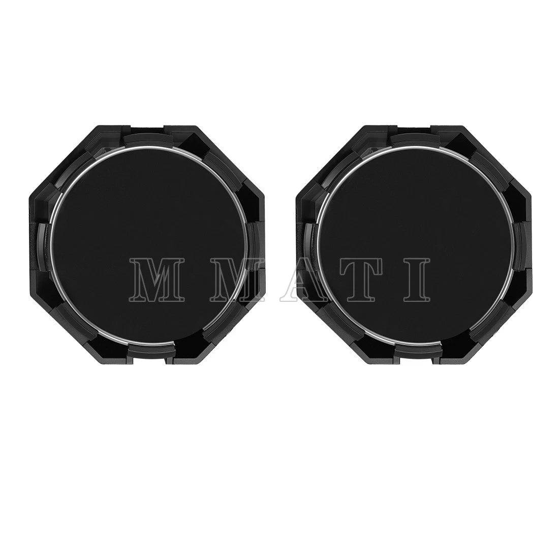 Set of 2 Black Hub Caps Cover for Polaris Sportsman 570 (2015–2025)