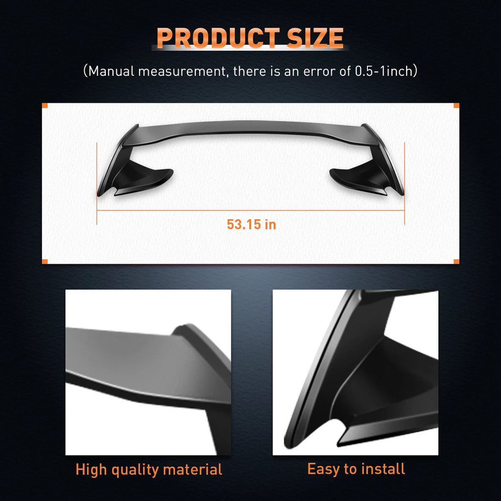Black Wing Spoiler for Subaru WRX STI (2015-2021)