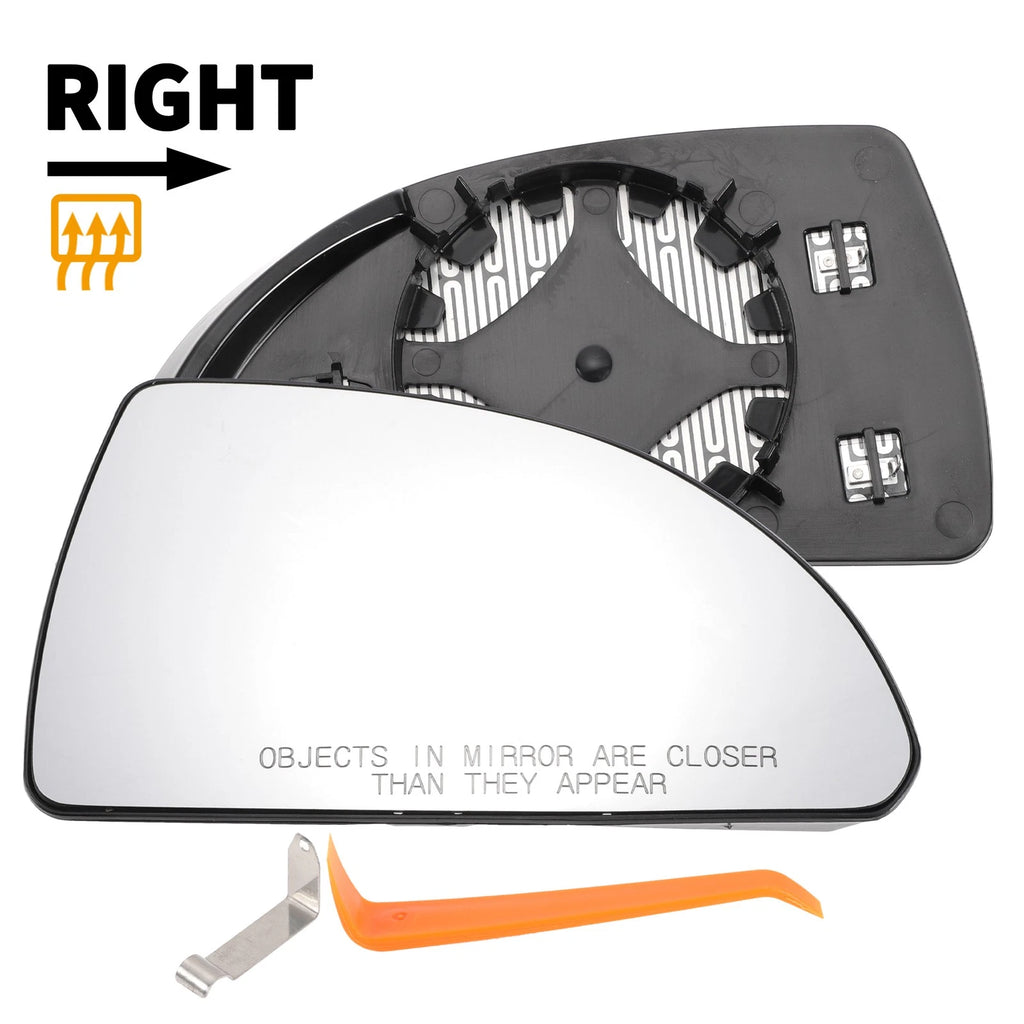 Heated Right Passenger Side Mirror Glass for Chevy Impala (2006–2013)