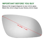 Heated Right Side Mirror Glass for Audi A8 (2002–2008)