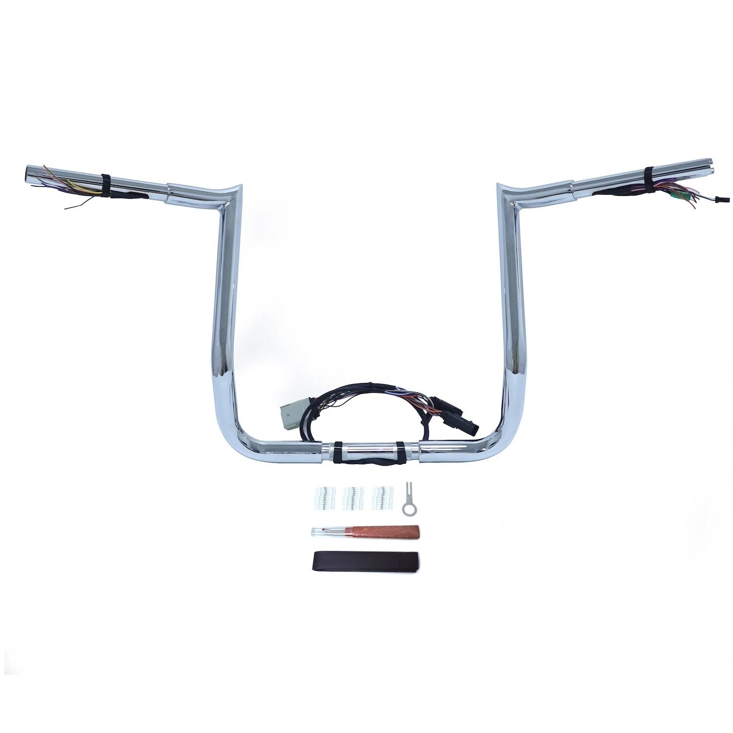 12" Prewired Handlebar for Harley Street Glide/Electra Glide/Ultra (2008–2013) - Chrome