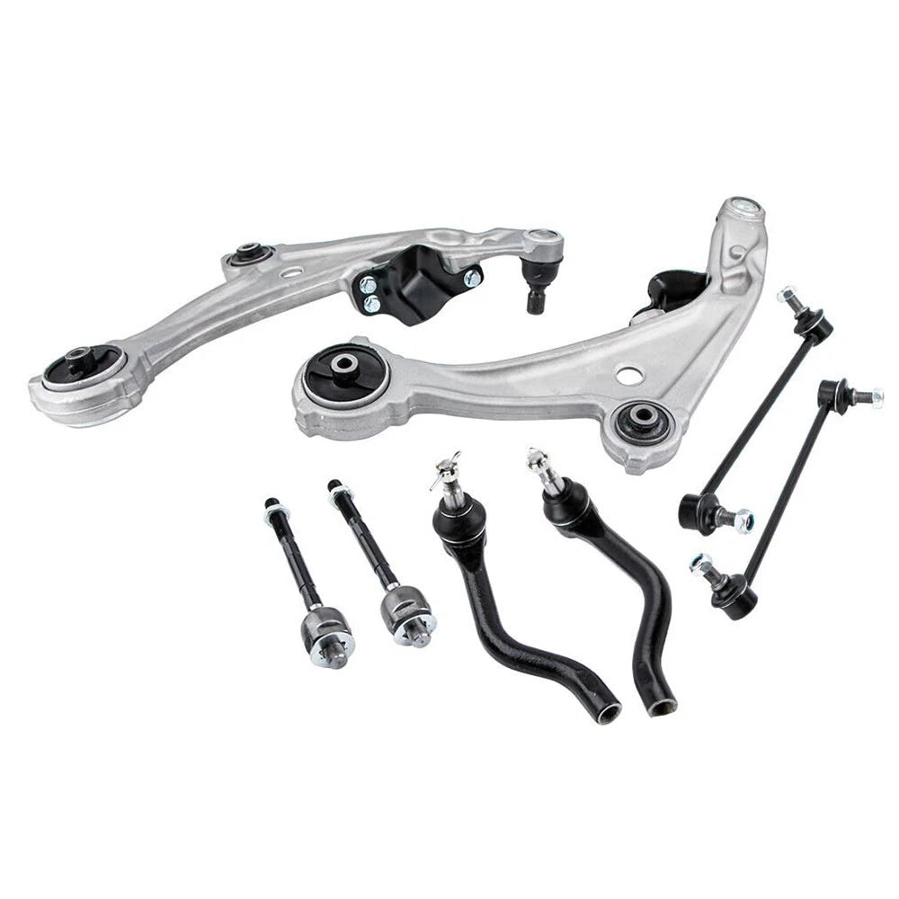 Set of 8 Control Arms Tie Rod Ends Sway Bar Ends for Nissan Altima (2007–2013)