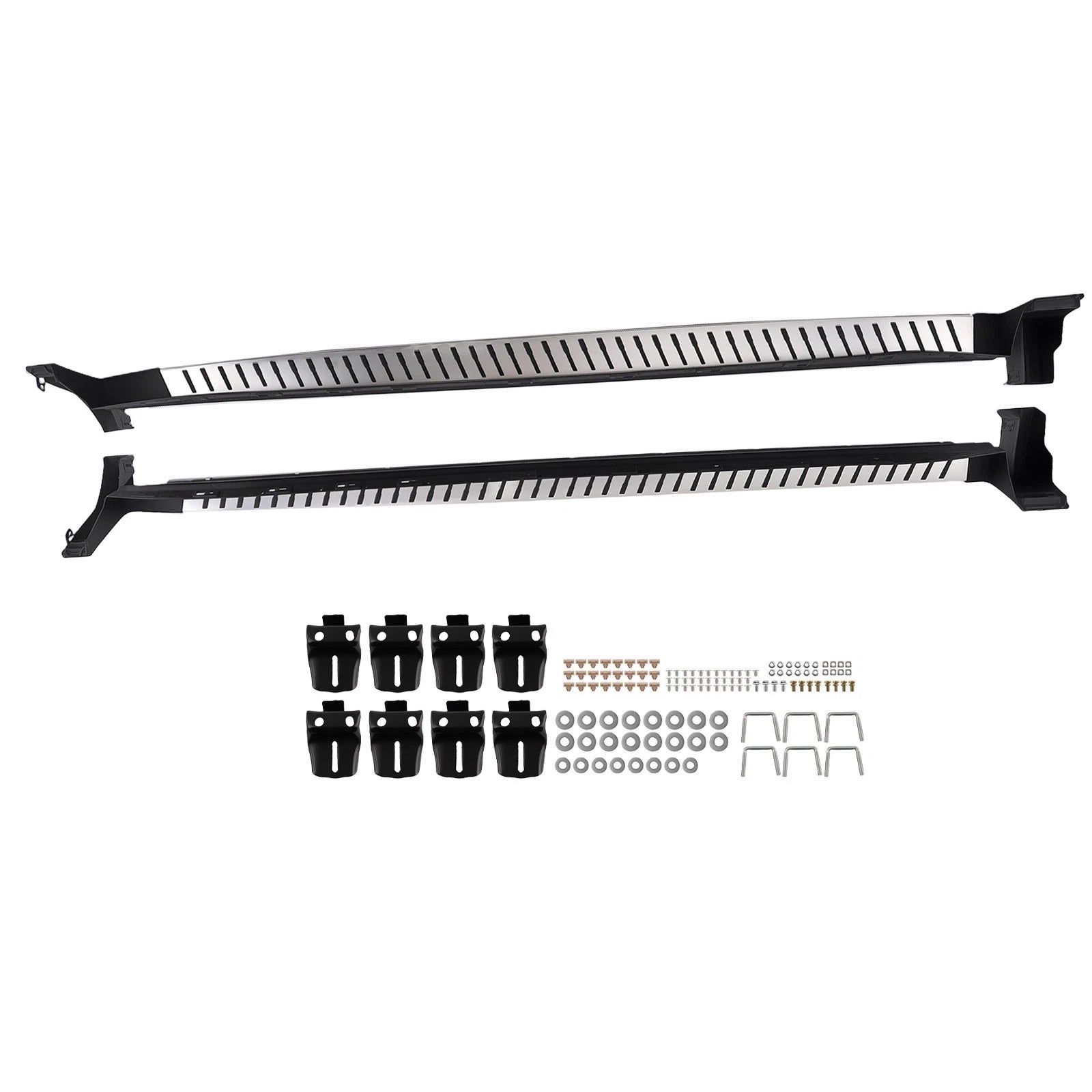 Black Running Board Side Steps for Cadillac XT5 (2017–2025) Anti-Slip Nerf Bars