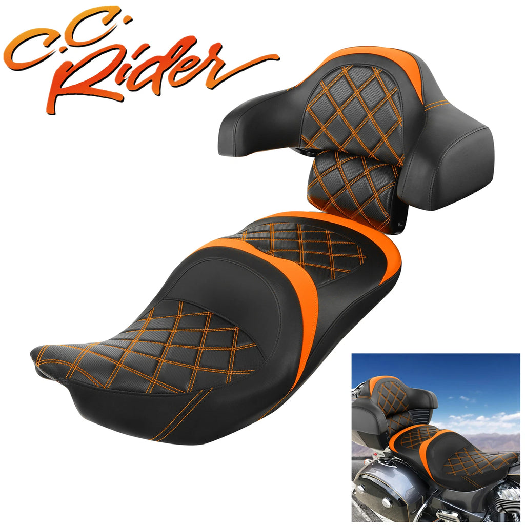 Seat Backrest Pad for Indian Chieftain Dark Horse (2016–2023)