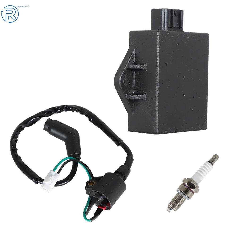 CDI Box Ignition Coil & Spark Plug for Polaris Hawkeye 300 (2007-2011)